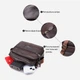 Сумка кросс-боди через плечо мужская из натуральной кожи Vintage leather-22940 Коричневая (ROZ6501092512) - изображение 10