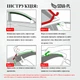 Дефлекторы окон (ветровики) Mitsubishi Outlander III 2012-2021, 4шт, SOVA-PL, на скотче - изображение 5