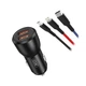 Автомобільний зарядний пристрій 2usb 2.4a XO, XO-CC55-BK - зображення 1