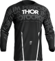 Джерсі THOR Pulse Mono, XL, Чорний/Білий (2774180) - изображение 1
