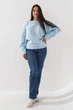Джемпер однотонний жіночий Park karon 8367 One Size Блакитний - зображення 2