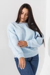 Джемпер однотонний жіночий Park karon 8367 One Size Блакитний - зображення 3