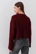 Джемпер однотонний жіночий Pomella 2256 One Size Бордовий - зображення 5