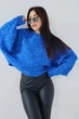 Джемпер однотонний жіночий Femme 10100 One Size Електрік - зображення 1