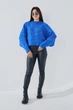 Джемпер однотонний жіночий Femme 10100 One Size Електрік - зображення 2