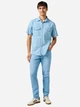 Рубашка джинсовая мужская Wrangler 112362749 S Голубая (5401139260108) - изображение 3