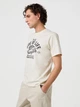 Футболка хлопковая длинная мужская Wrangler 112362791 2XL Белая с принтом (5401139262171) - изображение 4