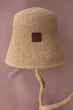 Летняя шляпа из рафии ZHDANOVA BAGS&HOME bucket hat цвет соломенный - изображение 3