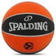 Баскетбольный мяч №7 резиновый SPALDING TF 150 EURO TURK для зала для улицы черный-оранжевый 84506Z - изображение 1
