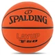 Баскетбольний м'яч №7 гумовий SPALDING LAYUP TF-50 для зали для вулиці помаранчевий 84332Z - зображення 1