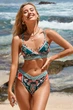 Купальник Cupshe XL зелено красный 123004 - изображение 5