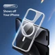 Чохол для Apple iPhone 15 Pro Dux Ducis Clin Mag Series Clear Case with MagSafe Прозорий - зображення 2