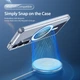 Чехол для Samsung Galaxy S25 Dux Ducis Clin Mag Series Clear Case with MagSafe Прозрачный - изображение 4