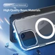 Чохол для Apple iPhone 15 Pro Dux Ducis Clin Mag Series Clear Case with MagSafe Прозорий - зображення 6