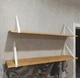 Кронштейн для полиці Loft Best "Трикутник", настінний полкотримач Loft, Белый - зображення 6