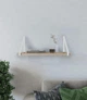 Кронштейн для полиці Loft Best "Трикутник", настінний полкотримач Loft, Белый - зображення 7