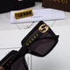 Солнцезащитные очки Gucci женские квадратные, черные, полная комплектация с коробкой - изображение 2