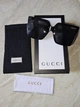 Солнцезащитные очки Gucci женские квадратные, черные, полная комплектация с коробкой - изображение 3