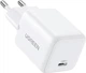 Сетевое зарядное устройство Ugreen X512 USB-C 20W PD3.0 QC4.0 GaN Fast Charger White (UGR-55554) - изображение 1