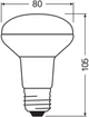 Светодиодная лампа OSRAM Spot R80 4.8W 2700K E27 (4058075433304) - изображение 5