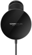 Автомобільна бездротова зарядка Vonmahlen Aura Car Black (AUC00005) - зображення 1