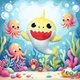 Плюшевая игрушка акуленок желтый 40 см (02243) - изображение 1