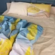 Простынь MirSon Бязь 17-0737 Golden Feathers 150х220 см (2200010841466) - изображение 2