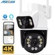 Уличная IP WiFi камера видеонаблюдения Asecam ABQ-2A 8MP (2 объектива, 2 линзы) ICSee, Панорамная камера - двойной обьектив - изображение 1