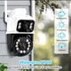 Уличная IP WiFi камера видеонаблюдения Asecam ABQ-2A 8MP (2 объектива, 2 линзы) ICSee, Панорамная камера - двойной обьектив - изображение 4