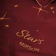 Простынь MirSon Ranforce Elite 19-1655 Edmonda Stars Евро 200x220 см хлопок красная (2200010539431) - изображение 2
