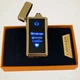 Качественная подарочная USB зажигалка для любимого "Безмежно щаслива з тобою", светящаяся надпись (текст ваш) - изображение 1
