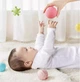 Силиконовые мячики детские, сенсорные тактильные набор 6 шт развивающие шарики в коробке - изображение 7