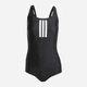 Купальник слитный женский Adidas 3S Mid Suit C JE4384 34 Black/White (4067901608045) - изображение 9