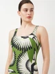 Купальник слитный женский Adidas Farm Swimsuit JF6034 44 Cregrn/Bopink (4067901985702) - изображение 3