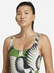 Купальник слитный женский Adidas Farm Swimsuit JF6034 44 Cregrn/Bopink (4067901985702) - изображение 7