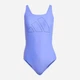 Купальник слитный женский Adidas Big Bars Suit JG5820 38 Cobblu/Dkblue (4067901595796) - изображение 9