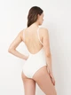 Купальник слитный женский Trendyol TBESS24MA00113 40 Белый (8683049355502) - изображение 2