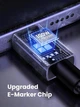 Кабель зарядний UGREEN USB C to USB C Charger Cable 100 W кабель для швидкого заряджання 2 м Black (L512) - зображення 4