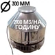 Дымосос крышный для мангала, барбекю, печи, котла, камина 2100 м3/ч, корпус из нержавеющей стали, до +350С - изображение 1