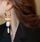 Сережки длинные с крупными бусинами Барокко jewelry - изображение 2