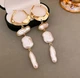 Сережки длинные с крупными бусинами Барокко jewelry - изображение 4