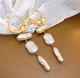 Сережки длинные с крупными бусинами Барокко jewelry - изображение 7