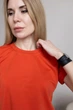 Женский костюм-двойка футболка с шортами Capricious CAPS0120 L коралловый - изображение 3