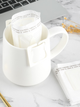 Дріп пакети для кави фільтр для заварювання пакетики drip bag filters порційні кавові фільтри порожні одноразові з вушками на чашку 49 шт паперові біорозкладні в чашці швидке заварювання вдома в офісі в дорозі компактні зручні для чаю в упаковці - зображення 5