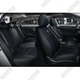Накидки на сиденья авто 5D ELEGANT SORRENTO 700 156 черные (алькантара + эко-кожа) ПОЛЬША - изображение 1