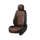 Накидки на сиденья авто 5D ELEGANT VERONA 700 145 коричневые (алькантара + эко-кожа) ПОЛЬША - изображение 2