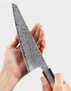 Японський ніж Santoku з дамаської сталі у подарунковій упаковці TURWHO 6" універсальний (VG10 Steel-6"U) - зображення 10