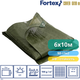 Тент защитный Fortex 6х10 м, 60 м2, 90 г/м2, зеленый - изображение 2