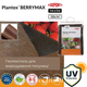 Геотекстиль для вирощування полуниці Plantex Berrymax, 1м х 5м, 5 м2, 125 г/м2, коричневий - зображення 7