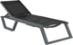 Шезлонг полипропиленовый Siesta Rio Dark Grey Black - изображение 1